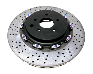 Supertec Racing Carbon Ceramic Brake Disc upgrade for the Nissan GTR and Nissan Skyline R32 GTR, R33 GTR and R34 GTR. Designed and optimised for high end performance for street and track day driving. 