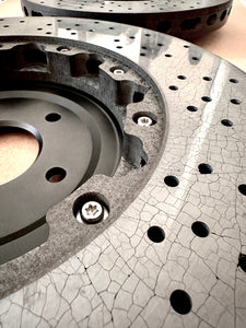 Supertec Racing Carbon Ceramic Brake Disc upgrade for the Nissan GTR and Nissan Skyline R32 GTR, R33 GTR and R34 GTR. Designed and optimised for high end performance for street and track day driving. 