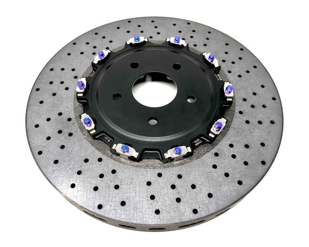 Supertec Racing Carbon Ceramic Brake Disc upgrade for the Nissan GTR and Nissan Skyline R32 GTR, R33 GTR and R34 GTR. Designed and optimised for high end performance for street and track day driving. 