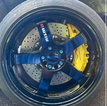 Load image into Gallery viewer, Supertec Racing Carbon Ceramic Brake Disc upgrade for the Nissan GTR and Nissan Skyline R32 GTR, R33 GTR and R34 GTR. Designed and optimised for high end performance for street and track day driving. 