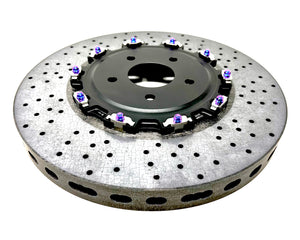Supertec Racing Carbon Ceramic Brake Disc upgrade for the Nissan GTR and Nissan Skyline R32 GTR, R33 GTR and R34 GTR. Designed and optimised for high end performance for street and track day driving. 