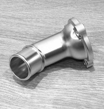 Load image into Gallery viewer, RB26 Billet Water Inlet - Thermostat Housing. Made from 6082 aluminium, with a machined finish and anodised for durability and protection from corrosion.