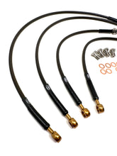 Load image into Gallery viewer, Supertec Racing Braided Steel Brake Line Kit - R35 Conversion