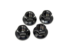Load image into Gallery viewer, Nissan Skyline Polished Titanium Strut Brace Nuts with DLC Coating 