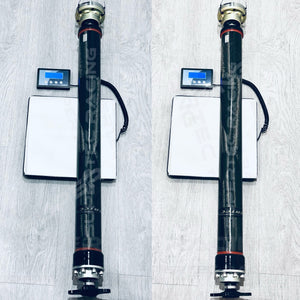 Supertec Racing Carbon Fibre Lightweight Driveshaft - For Nissan Skyline R32 GTR, R33 GTR, R34 GTR. Weight approx 7.6kg. Also available for Getrag gearbox conversion and also BMW DCT conversions. 8HP also possible. 