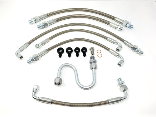 RB26 Twin Turbo PTFE Stainless Steel Oil and Water Lines